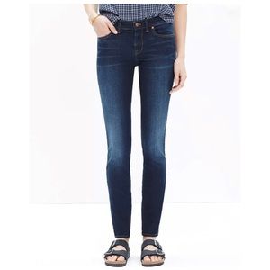 Madewell 8" Skinny Jeans in Lakeshore Wash